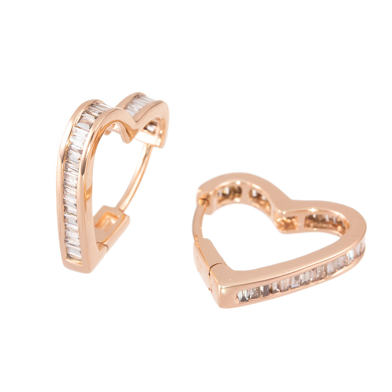 K18PG ブラウンダイヤモンド ピアス BRD 約0.60ct