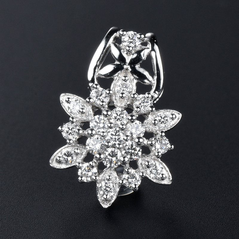 PT950 ダイヤモンド(リリーダイヤカット) ペンダントトップ D 約0.30ct(LI)