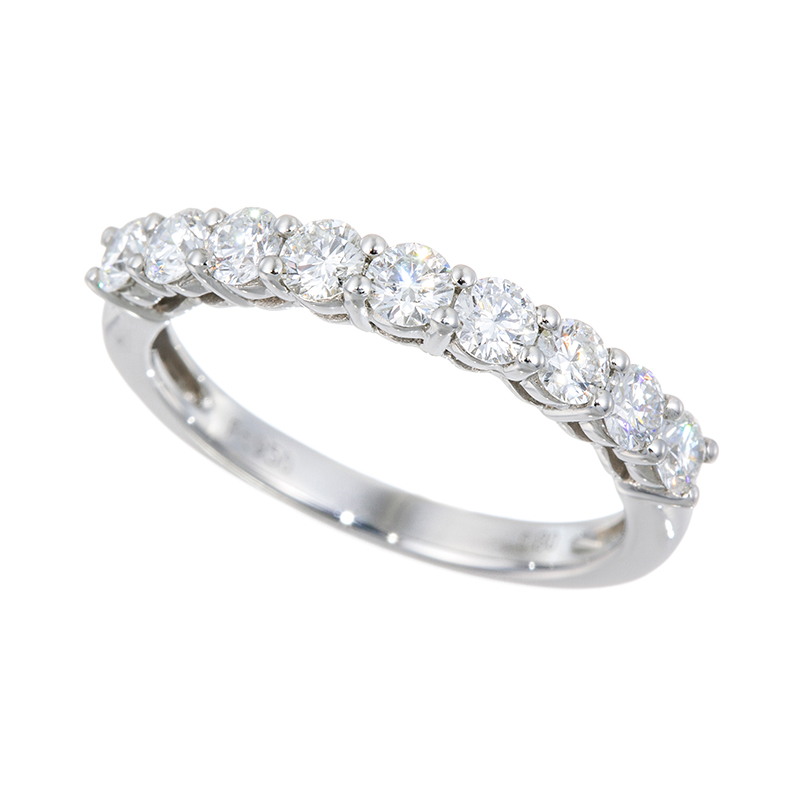 PT950 H＆Cダイヤモンド (リリーダイヤカット) リング D 約0.80ct(LI)