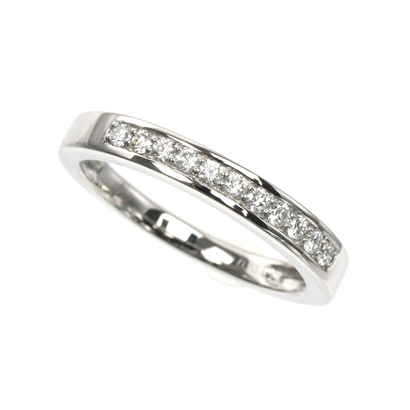PT950 H＆Cダイヤモンド (リリーダイヤカット) リング D 約0.20ct(LI)