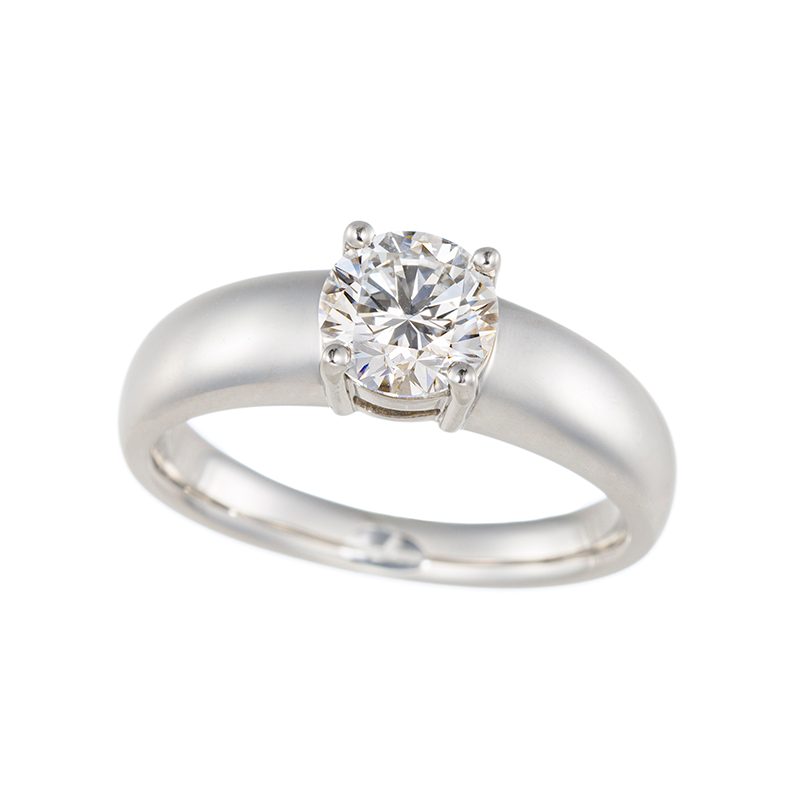 PT950 Dカラーダイヤモンド リング D 約1.00ct (D IF 3EX)