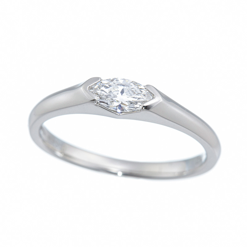 Gstv Pt950 Dカラーダイヤモンド リング D 約0 30ct D Si2