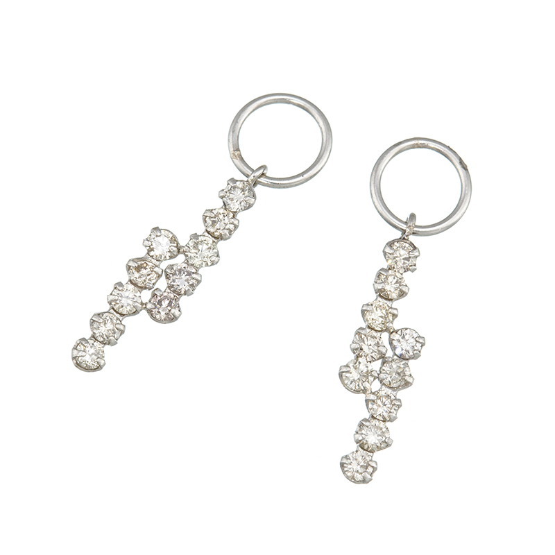 PT900 ブラウンダイヤモンド チャーム BRD 約0.30ct