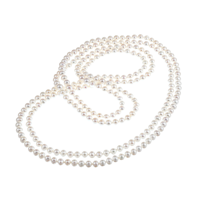 Gstv 淡水真珠 ロングネックレス P 約6 5mm 約180cm
