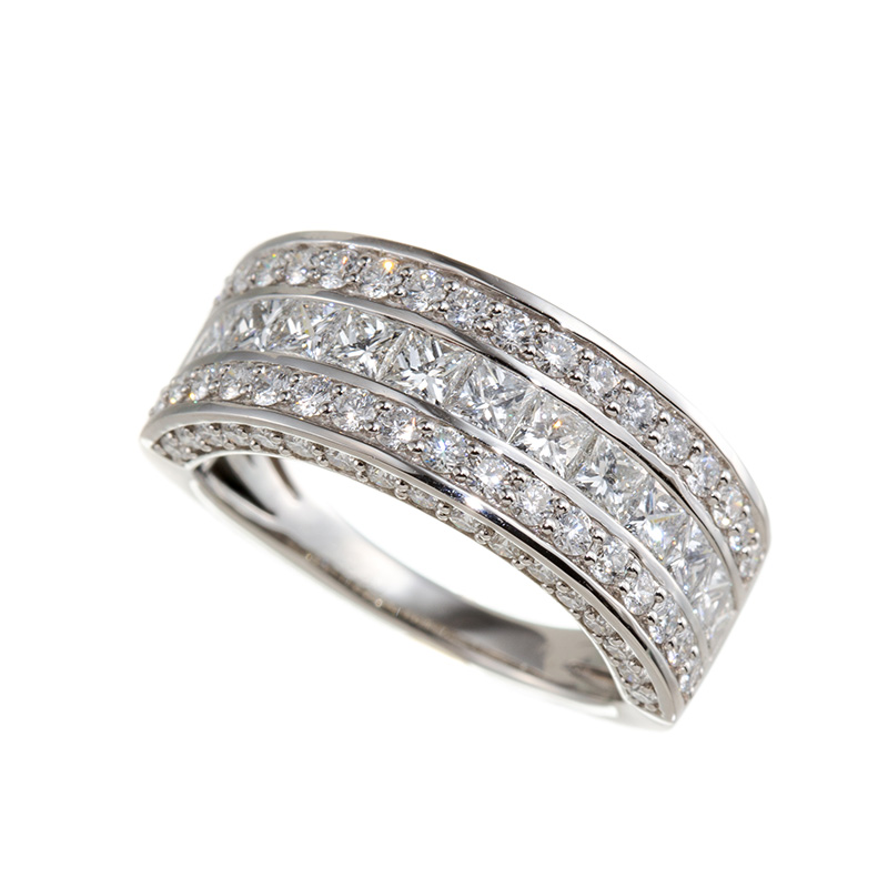 PT950 ダイヤモンド(リリーダイヤカット) リング D 約1.90ct(LI) 