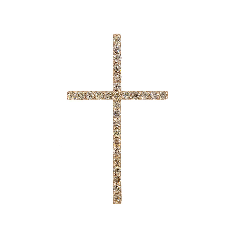 ◇プラチナ900ダイヤモンド0.50ct✴️クロスペンダントトップ◇ 瑞々しい