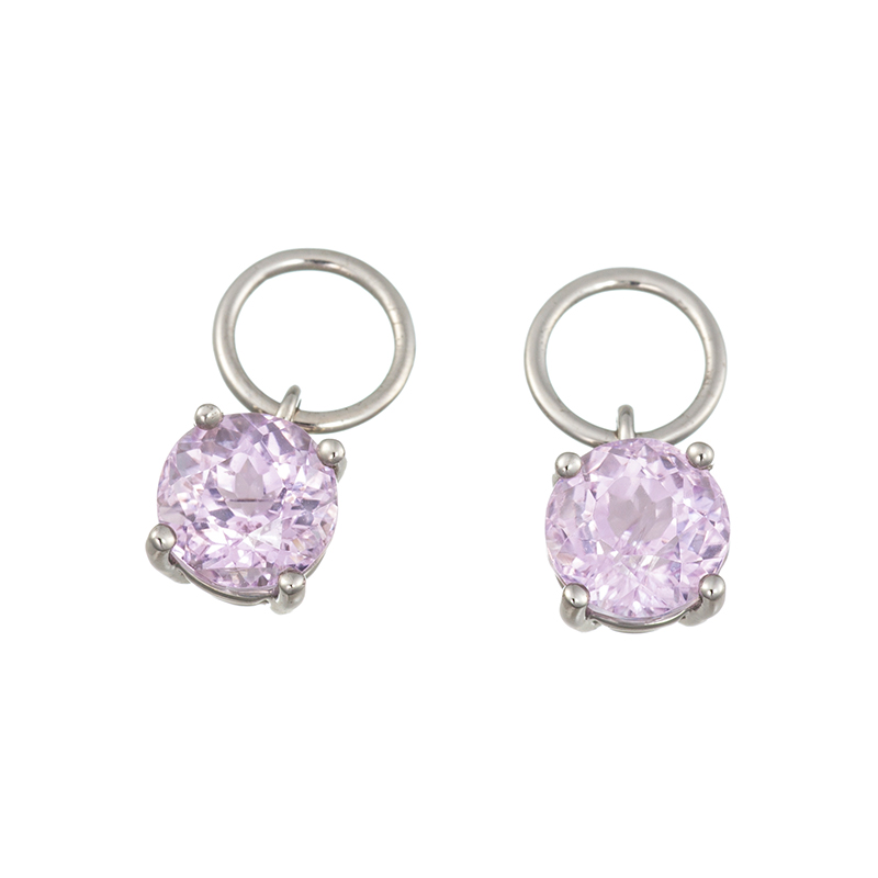 PT950 クンツァイト チャーム KU 約2.00ct 