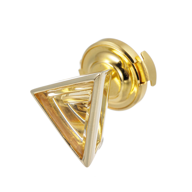 K18YG ムンシュタイナーサンカット シトリン ピンブローチ CI 約1.30ct 