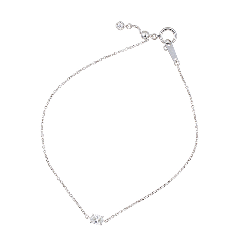 PT950 ダイヤモンド ブレスレット D 約0.18ct D 約0.02ct 