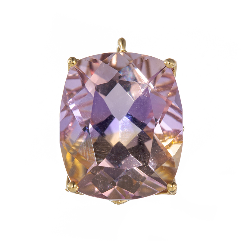 K18YG アメトリン ペンダントトップ AME 約4.00ct 