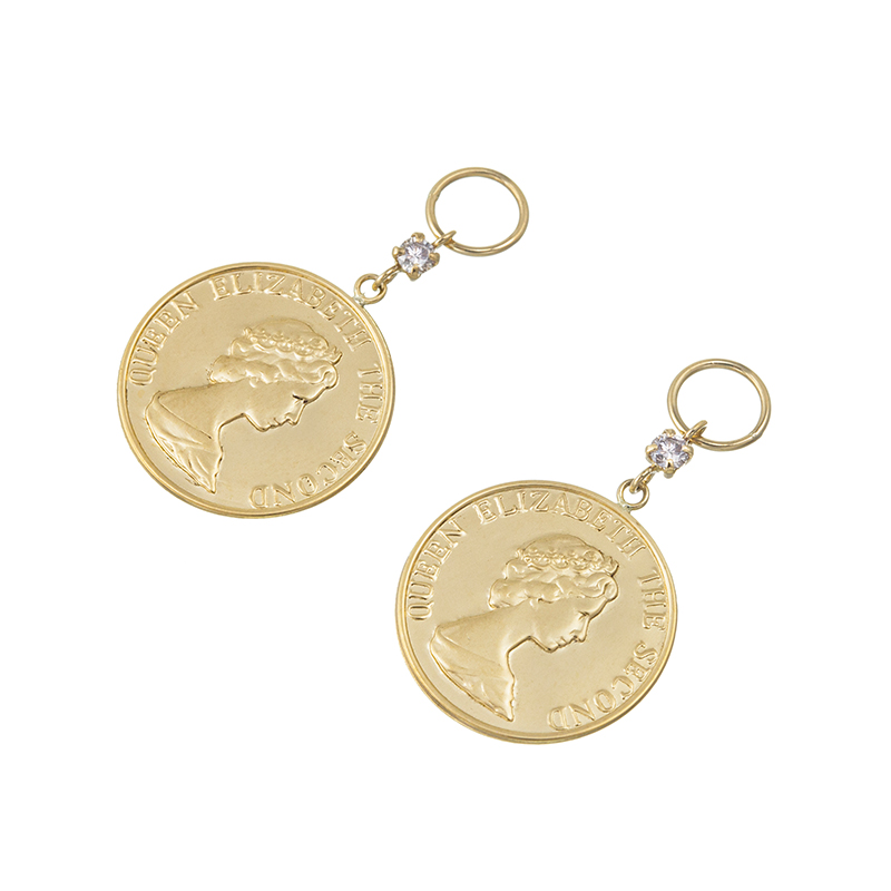 K18YG ブラウンダイヤモンド チャーム BRD 約0.06ct