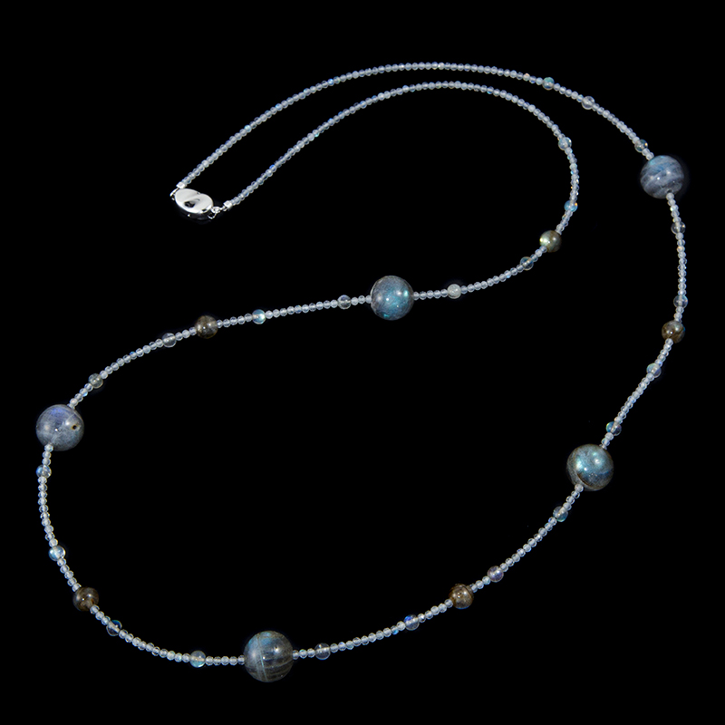 SV ラブラドライト ネックレス LAB 約92.00ct