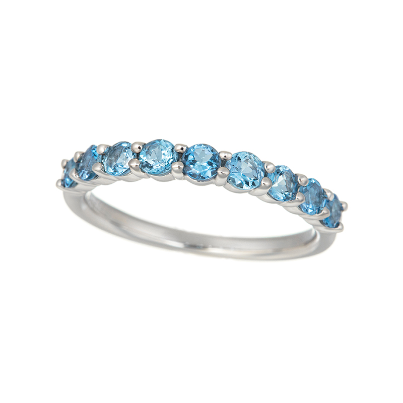 PT950 サンタマリアアフリカーナアクアマリン リング AQ 約0.65ct