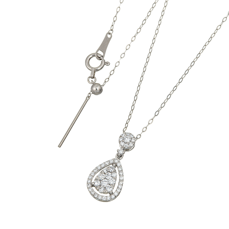 PT950 ダイヤモンド shining ネックレス D 約0.35ct 