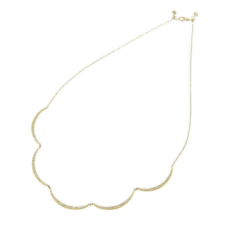 K18YGブラウンダイヤモンドNatureCollectionネックレスBRD約0.90ct