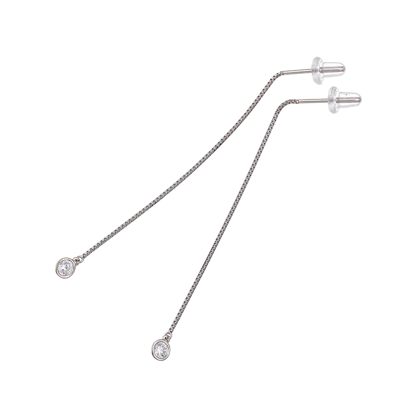 PT950/PT850 ダイヤモンド ピアス D 約0.20ct