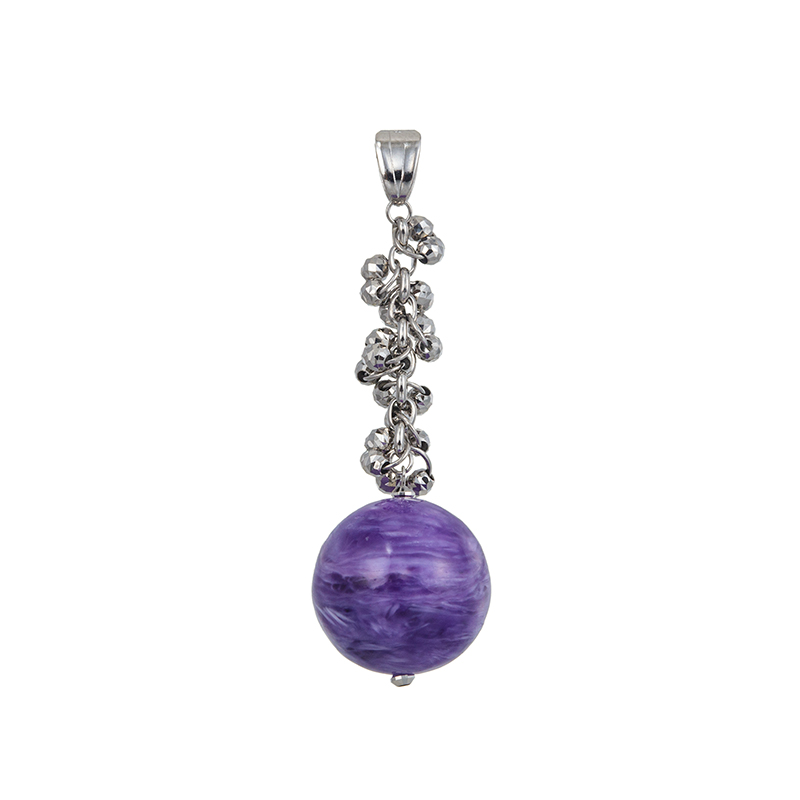 PT850 チャロアイト ペンダントトップ CHA 約12.00ct