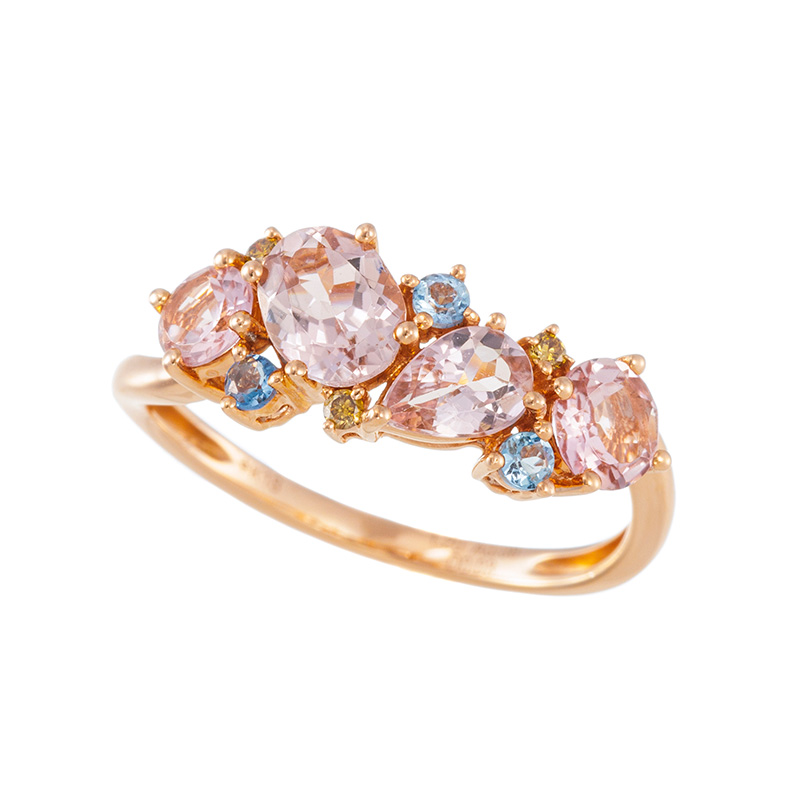 K18PGピンクトルマリンリングGSTV