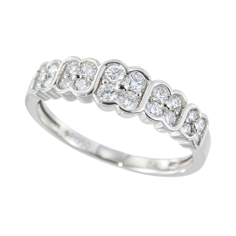 GSTV Pt950 ダイヤモンド リング 0.40ct - リング・指輪 