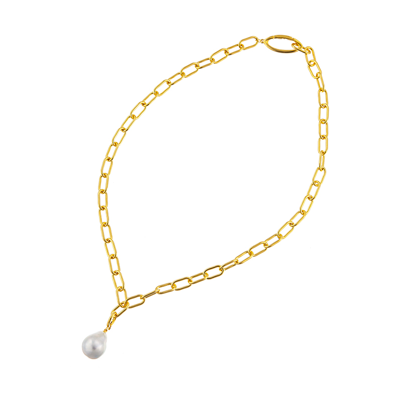 SV白蝶真珠ネックレスタレイア・ジャチントReineroseKeikoP約14.0mm全長約50cm