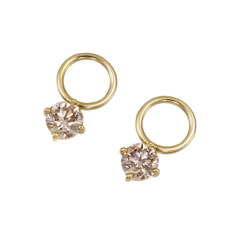 K18YG ブラウンダイヤモンドチャーム 商品詳細 ｜ JEWELRY SQUARE