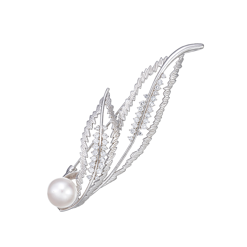 GSTV 真珠ブローチ