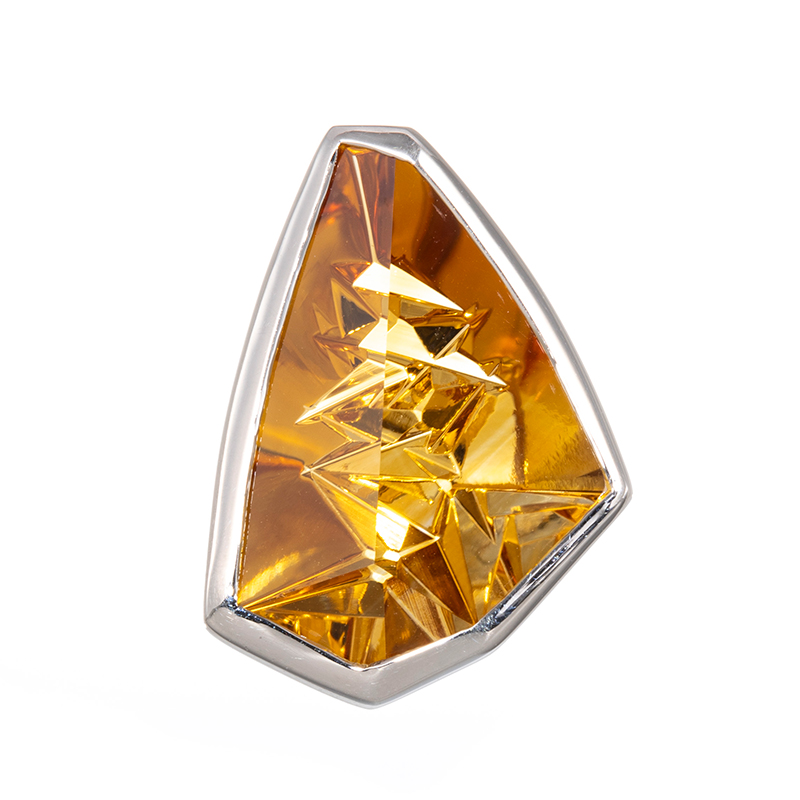 PT950 フィリップ・ムンシュタイナー シトリン ペンダントトップ CI 約8.00ct 