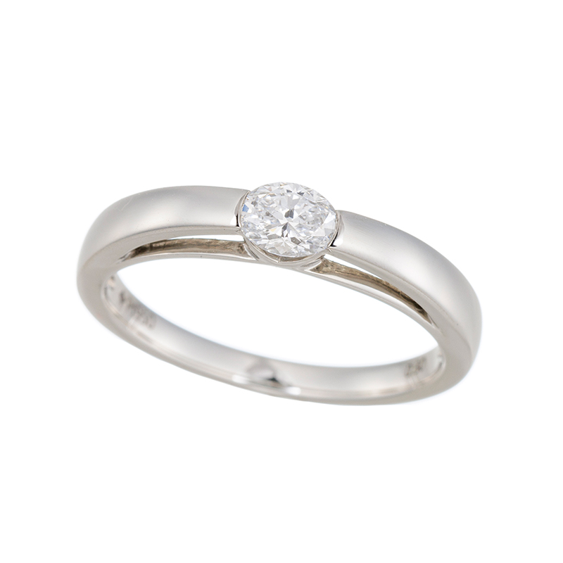 PT950 Dカラーダイヤモンド リング D 約0.30ct(D SI2)