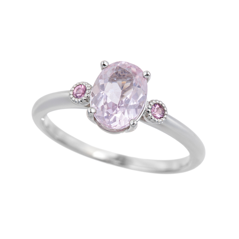 PT950 クンツァイト スピネル リング KU 約1.00ct SP 約0.04ct