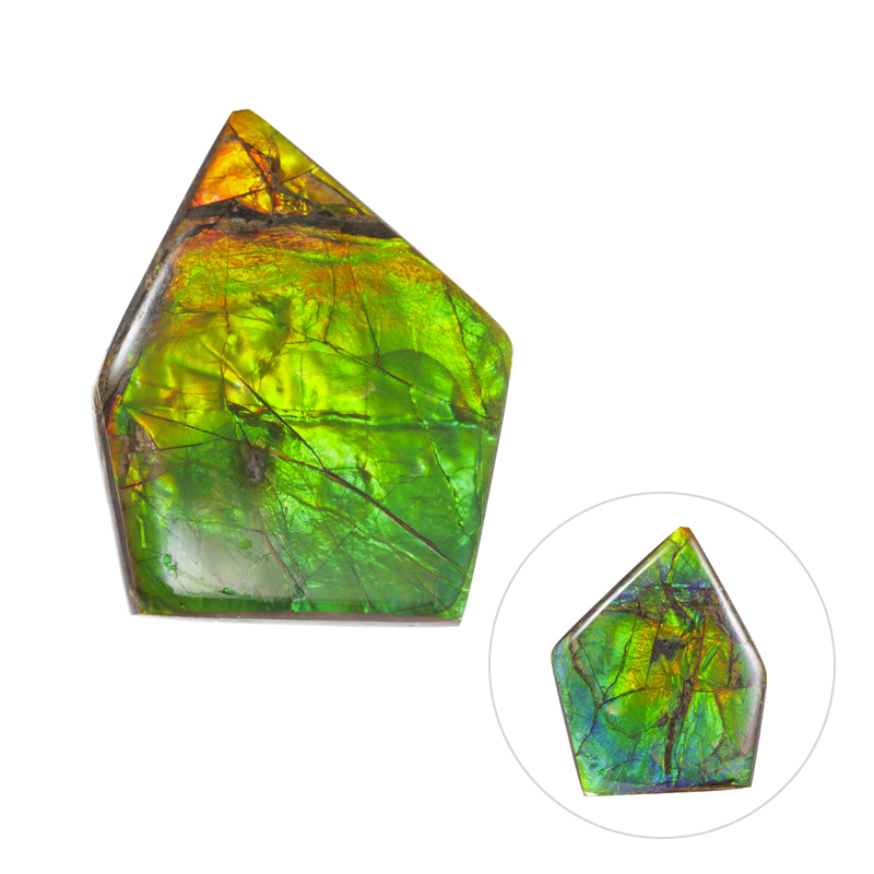 ダブルフェイスアンモライト ルース AMM 約20.484ct