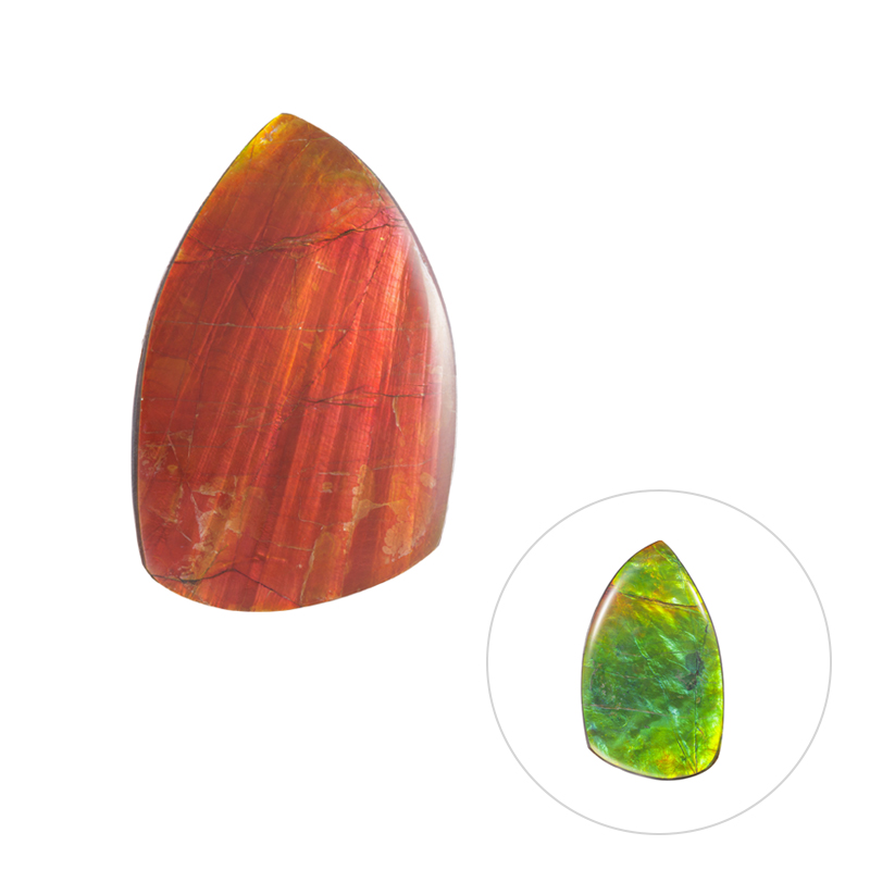 ダブルフェイスアンモライト ルース AMM 約73.237ct