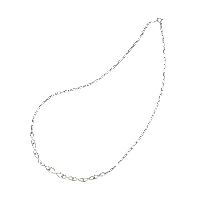 PT950/PT850 ダイヤモンド ネックレス D 約0.10ct