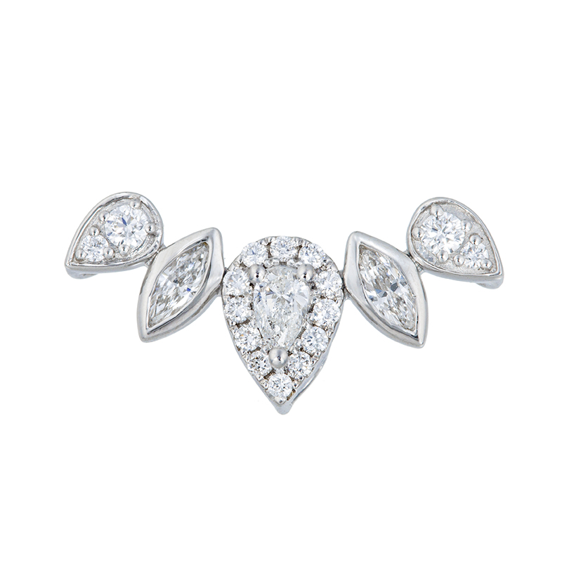 PT950 ダイヤモンド ペンダントトップ D 約0.28ct 