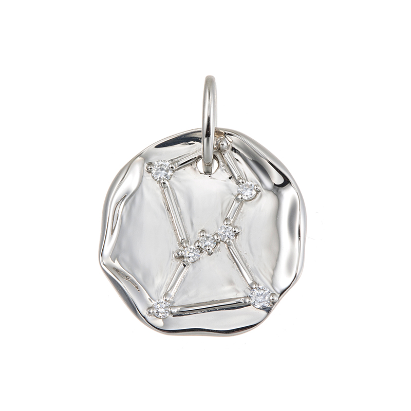 純プラチナ ダイヤモンド オリオン座 ペンダントトップ D 約0.05ct 