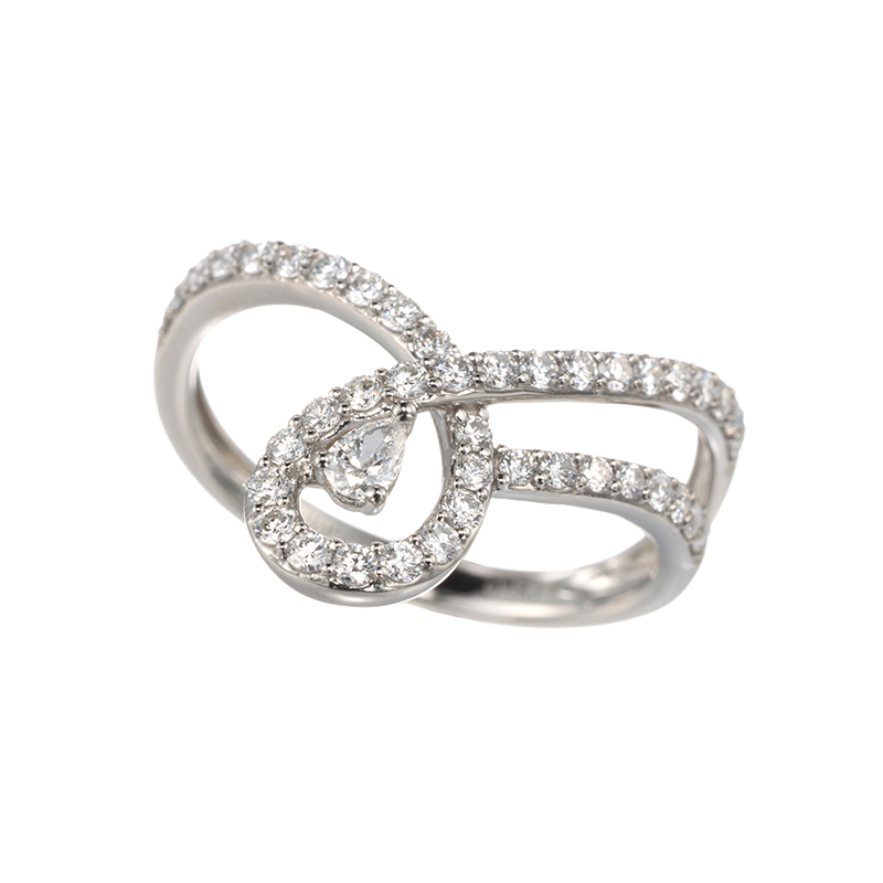 PT950 ダイヤモンド リング D 約0.05ct D 約0.45ct