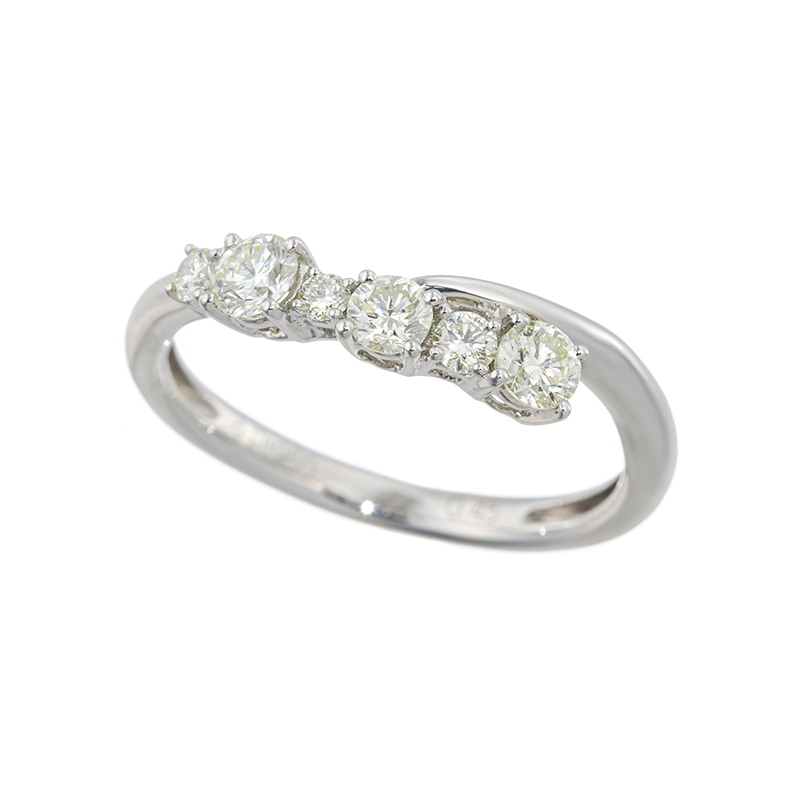 PT950 ダイヤモンド リング D 約0.45ct
