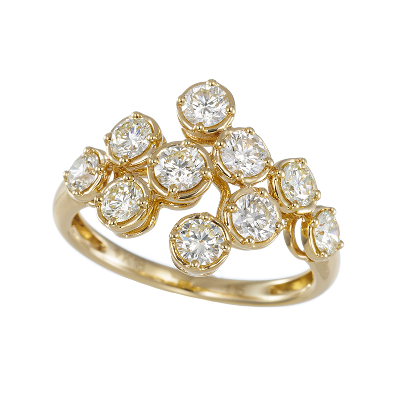 K18YG ダイヤモンド リング D 約1.15ct