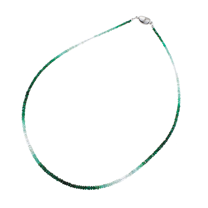 SV エメラルド ベリル ネックレス 約25.00ct
