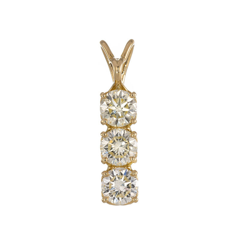 K18YG ダイヤモンド Happy Heart ペンダントトップ D 約0.50ct 