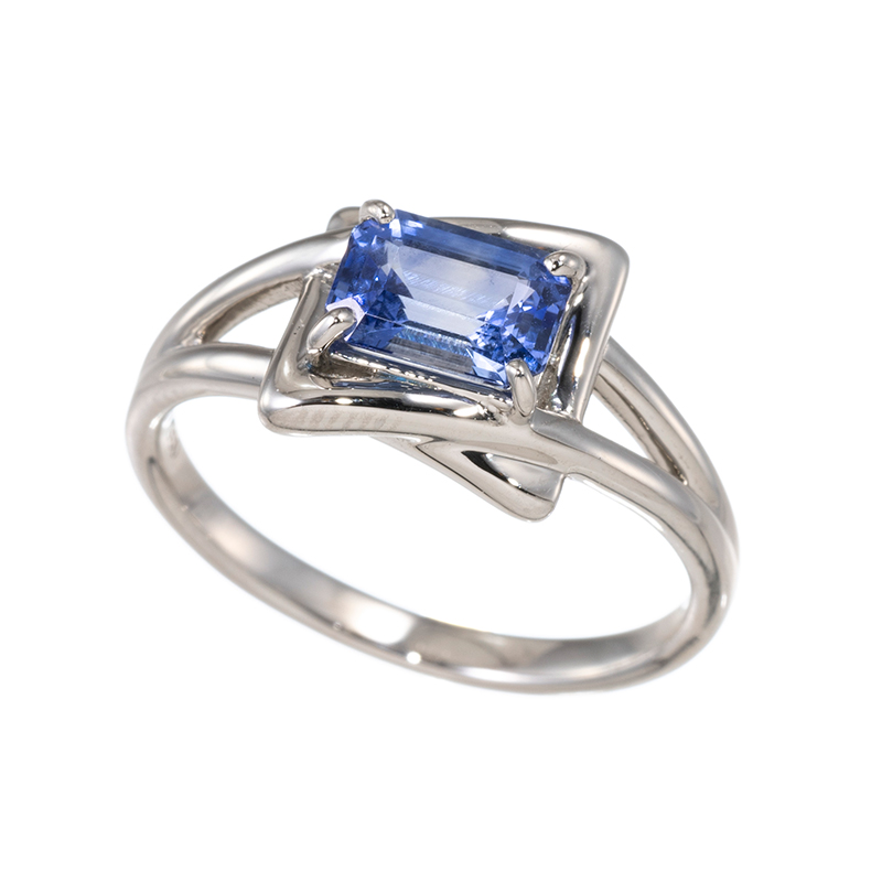 PT950 サファイア リング SA 約1.00ct