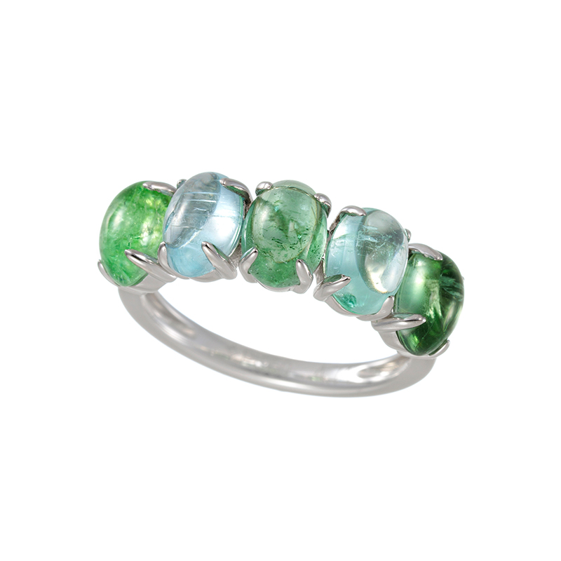 PT950 トルマリン リング T 4.71ct