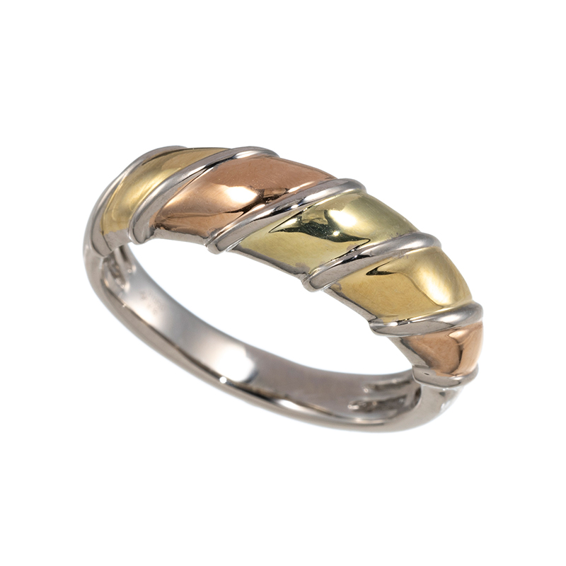 PT950/K18YG/PG/GG 4色 リング 