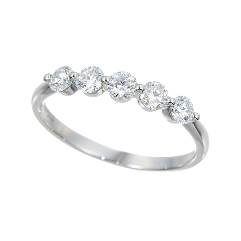 PT950 H&Cダイヤモンド(リリーダイヤカット) リング D 約0.50ct(LI)