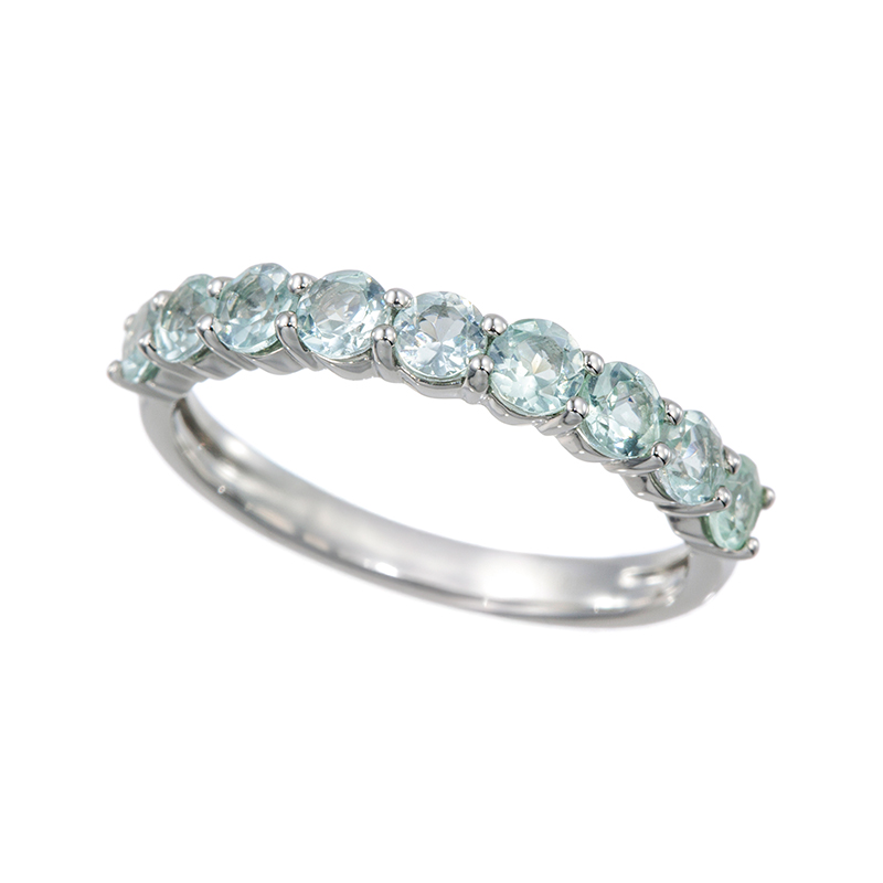 PT950 コーネルピン(ミントカラー) リング KO 約0.90ct