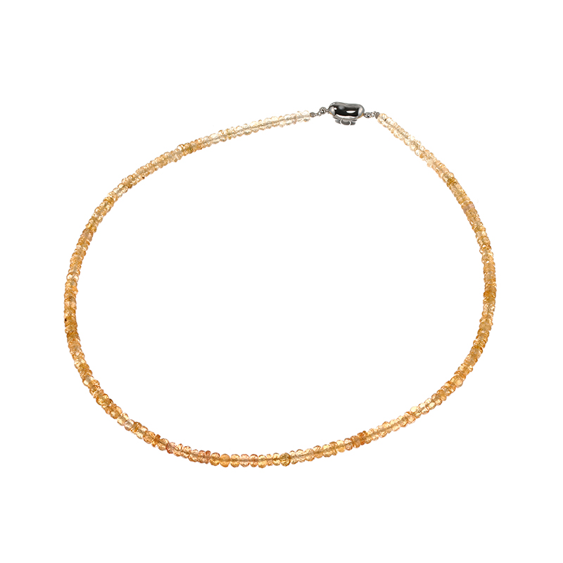 SV インペリアルトパーズ ネックレス ITO 約55.00ct