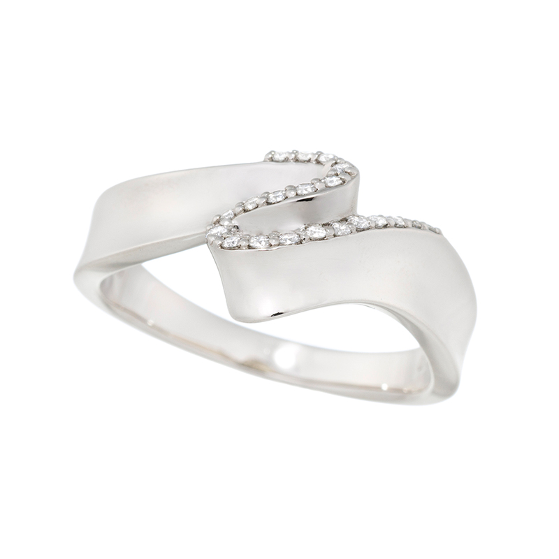 純プラチナ ダイヤモンド リング D 約0.10ct