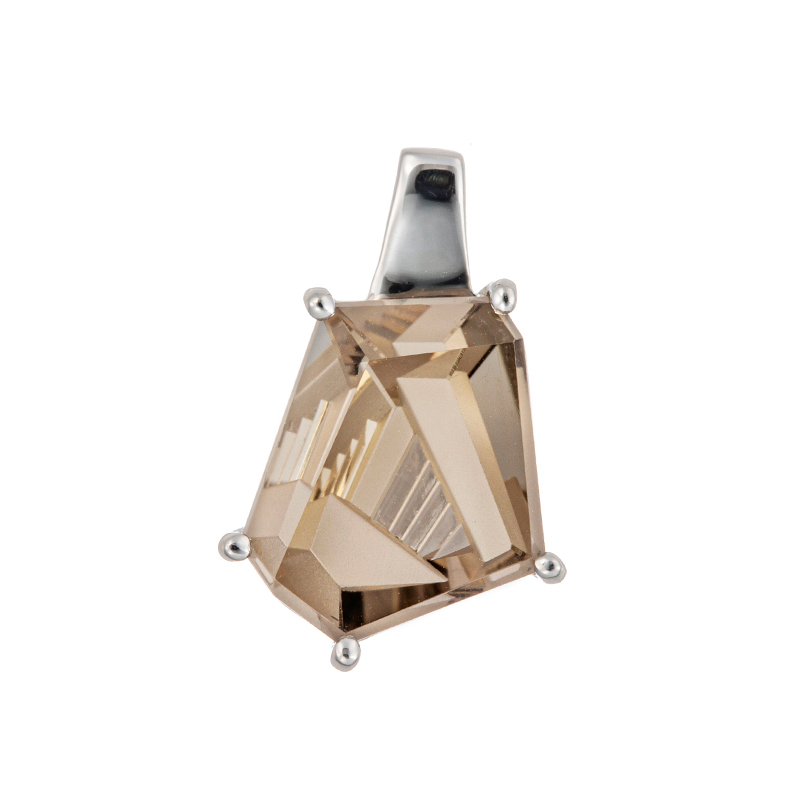 PT950 フィリップ・ムンシュタイナー スモーキークォーツ ペンダントトップ QU 約2.40ct