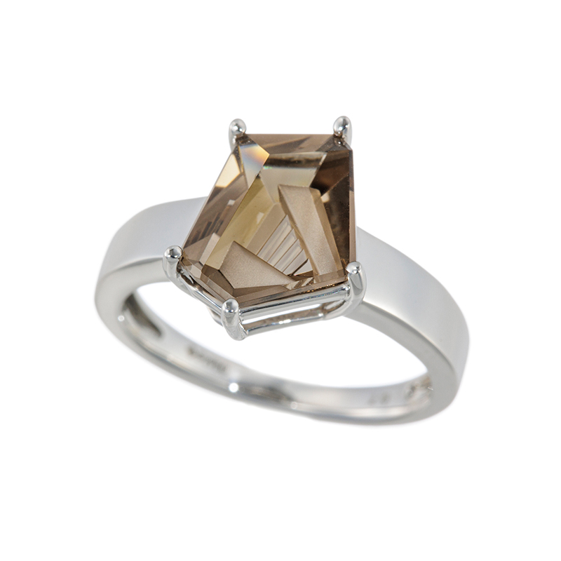 PT950 フィリップ・ムンシュタイナー スモーキークォーツ リング QU 約2.40ct