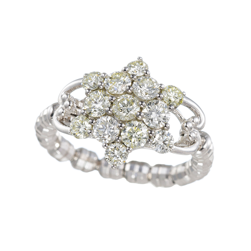 PT950 ダイヤモンド Lindo ストレッチリング D 約1.00ct 10～22号