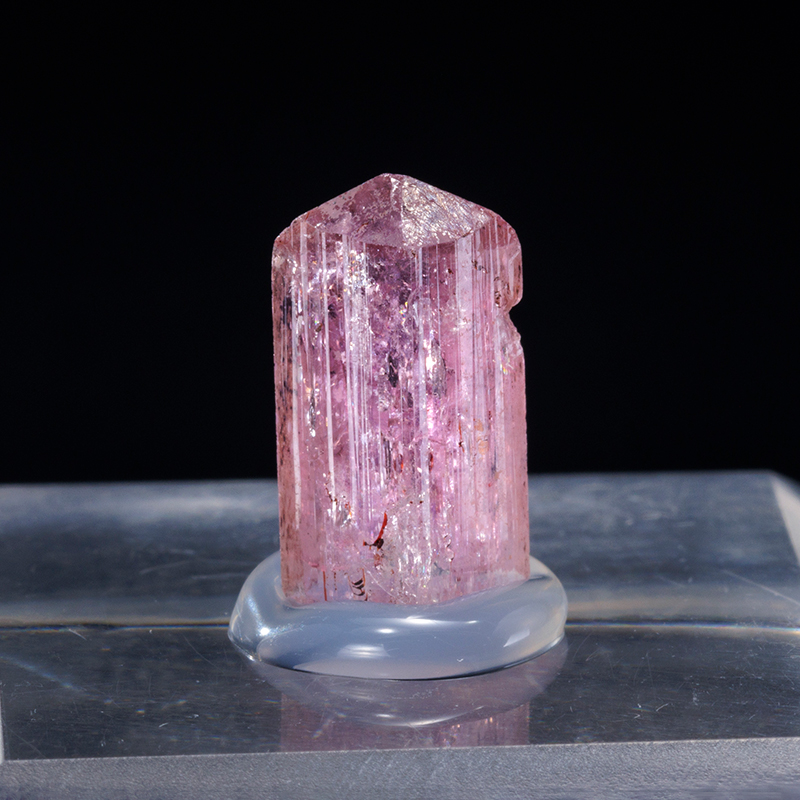 ピンクトパーズ  原石 台座付き PTO 4.677ct